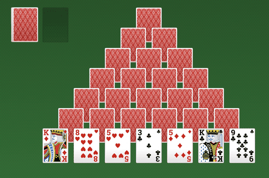 Solitaire Pyramide (3 cartes)